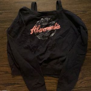 Abercrombie cold shoulder sweatshirt